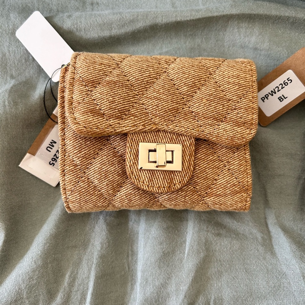 Tiny purse with chain